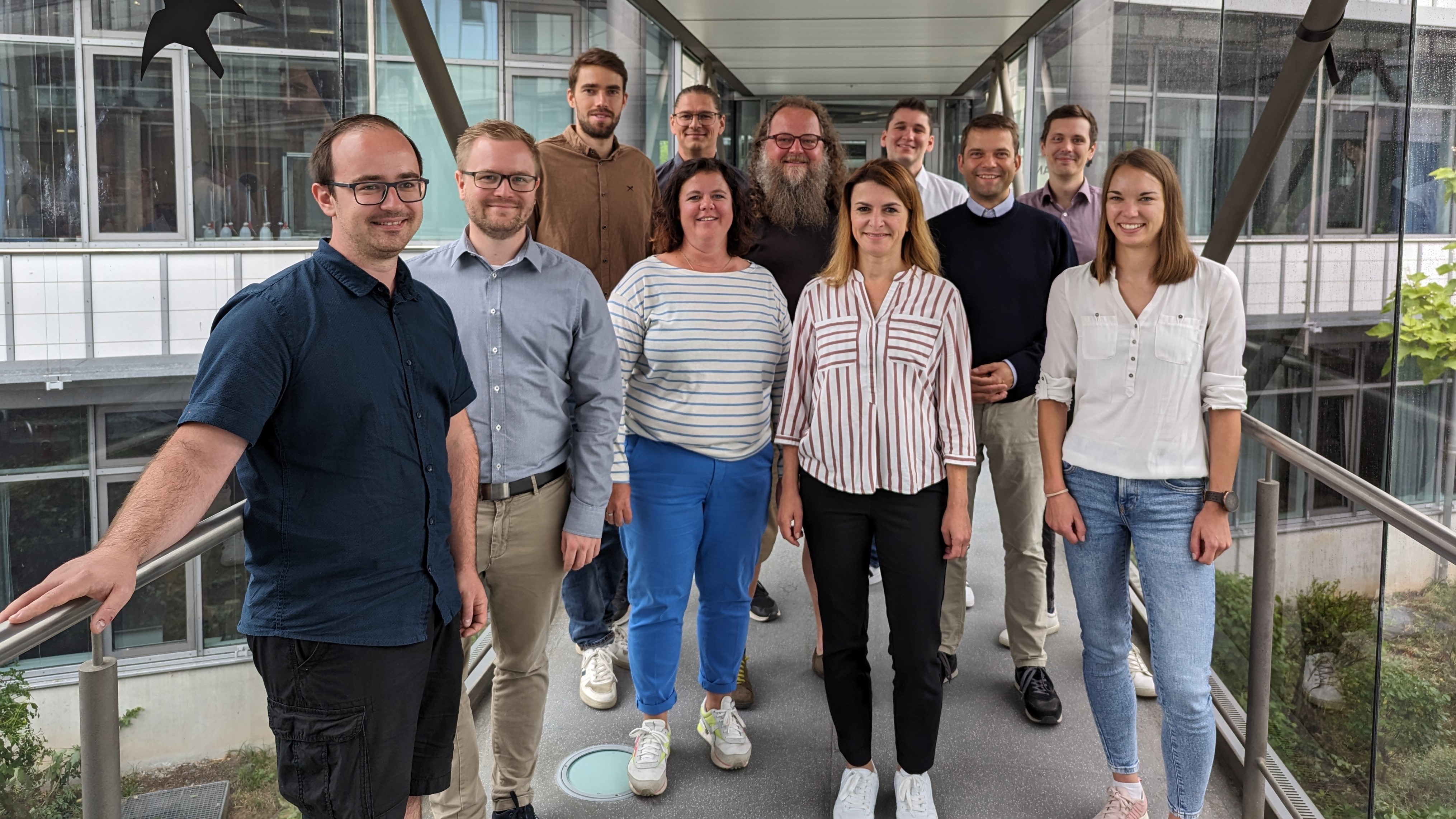 Teamfoto ohne externe Doktoranden